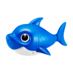 Robo Alive Junior Baby Shark New Silicon Fins Version Swimming Daddy Shark (Blue) by ZURU