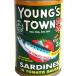 Young’s Town Sardines Tomato Sauce Green 155g